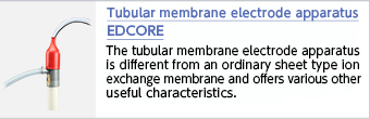 Tubular membrane electrode apparatus EDCORE