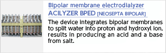 Bipolar membrane electrodialyzer ACILYZER BPED