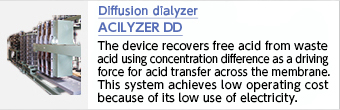 Diffusion dialyzer ACILYZER DD  