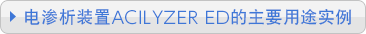 电渗析装置ACILYZER ED的主要用途实例